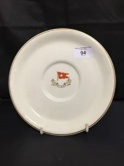White Star Line - bouillon plate with logo