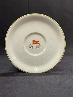 Dish Collection: White Star Line, ceramic bouillon dish