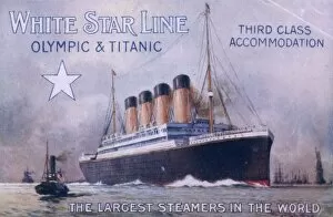 Titanic Collection: White Star Line Third Class booklet