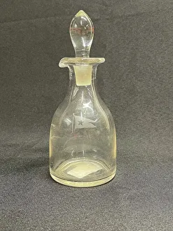 Stopper Prints: White Star Line, cut glass vinaigrette bottle