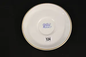 Stonier Prints: White Star Line/Dominion Line - side plate with gilt rim