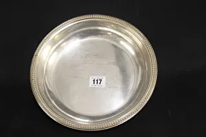 Images Dated 5th March 2018: White Star Line - Elkington plate serving dish
