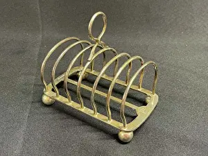Rack Prints: White Star Line, First Class silver plated toast rack