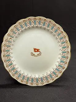 White Star Line, First Class Wisteria dinner plate