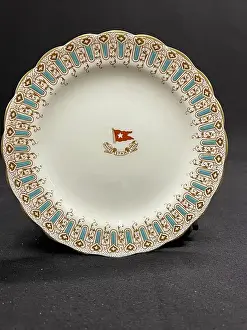 White Star Line, First Class Wisteria pattern side plate
