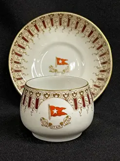 Marked Prints: White Star Line, First Class Wisteria teacup and saucer