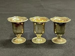Regent Collection: White Star Line, three Goldsmiths Regent plate egg cups