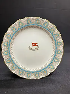 Turquoise Prints: White Star Line, Gothic arch First Class dinner plate