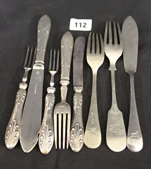 Images Dated 5th March 2018: White Star Line - knives and forks
