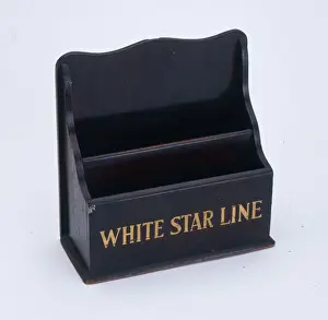 Letter Prints: White Star Line letter holder