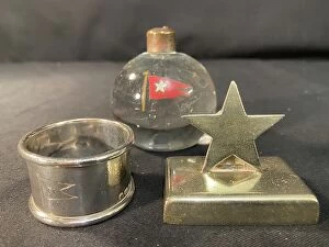 Holder Collection: White Star Line - napkin ring and two menu holders