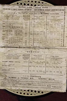 White Star Line, Olympic and Titanic, brochure