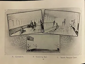 Brochure Collection: White Star Line, Olympic and Titanic, three illustrations