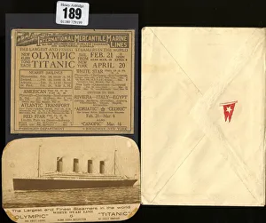 Planned Prints: White Star Line, Olympic and Titanic items
