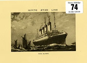 Logs Prints: White Star Line, RMS Olympic, abstract of logs
