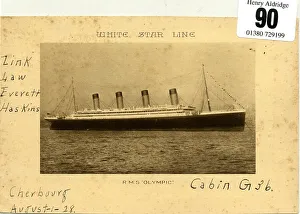 White Star Line, RMS Olympic, abstract of logs