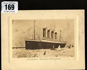 White Star Line, RMS Olympic, arriving at Southampton
