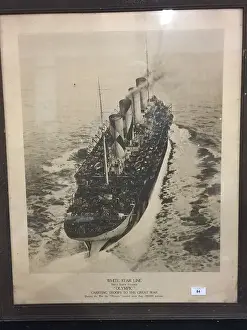 White Star Line, RMS Olympic, carrying troops, WW1