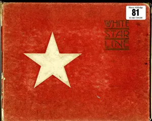 Photos Prints: White Star Line, RMS Olympic, cover design