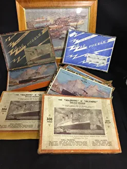 Majestic Collection: White Star Line, RMS Olympic and Majestic - jigsaw puzzles