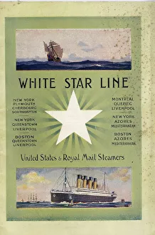 Dated Prints: White Star Line, RMS Olympic - passenger list