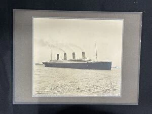 Inches Collection: White Star Line, RMS Olympic, photograph