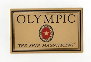 White Star Line, RMS Olympic - promotional brochure