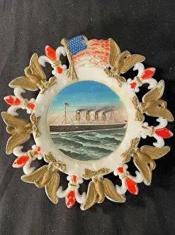 White Star Line, RMS Olympic - souvenir plate