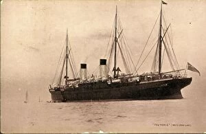 Marconi Collection: White Star Line, RMS Teutonic
