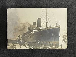 Inches Collection: White Star Line, RMS Titanic, in Belfast, Northern Ireland