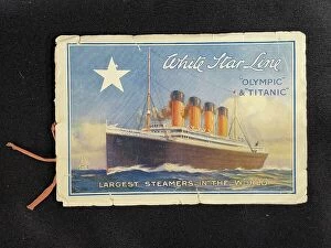 Saloon Collection: White Star Line, RMS Titanic, booklet of notes