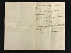 Coming Prints: White Star Line, RMS Titanic - Charles Crumplin letter