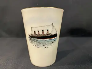 White Star Line, RMS Titanic - commemorative beaker
