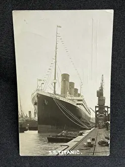Highly Prints: White Star Line, RMS Titanic, Jacob Milling postcard