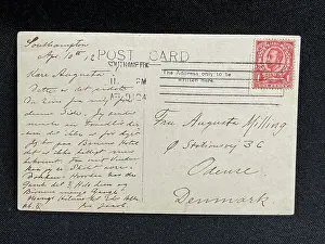 White Star Line, RMS Titanic, Jacob Milling postcard