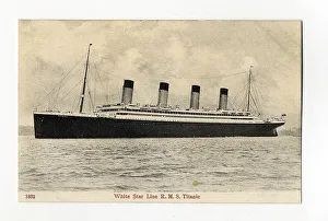 White Star Line, RMS Titanic - postcard
