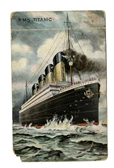 White Star Line, RMS Titanic - postcard