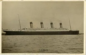 White Star Line, RMS Titanic - postcard