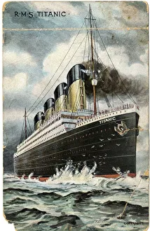 White Star Line, RMS Titanic - postcard