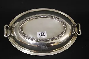Images Dated 5th March 2018: White Star Line - silver plated tureen cover