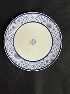 Oceanic Prints: White Star Line, Stonier Copeland Spode dinner plate