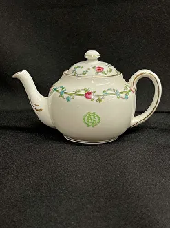 Oceanic Prints: White Star Line, Stonier OSNC Rose pattern teapot