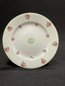 Stonier Prints: White Star Line, Stonier rose pattern tea plate