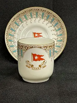 White Star Line, Stonier Wisteria demitasse cup and saucer