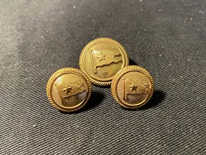White Star Line - three uniform brass buttons