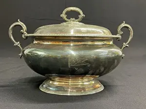Oversize Prints: White Star Line, Walker and Hall Engineers Mess soup tureen