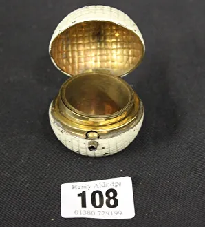 Homeric Prints: White Star Line - whisky tot in the shape of a golfball