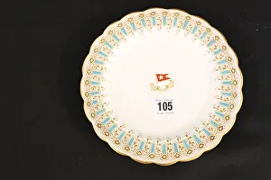 Excellent Prints: White Star Line - Wisteria side plate