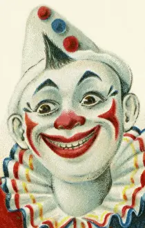 Clown Prints: Whiteface clown