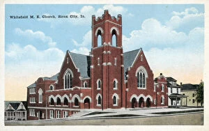 Images Dated 23rd April 2021: Whitefield Methodist Episcopal Church, Sioux City, Iowa, USA Date: circa 1920